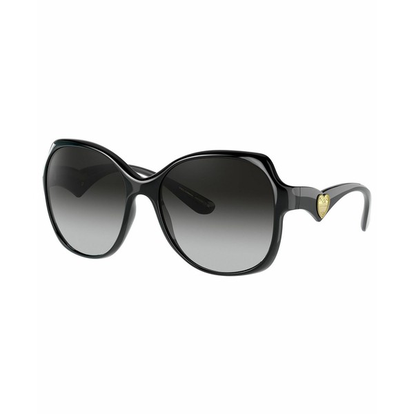 ドルチェ＆ガッバーナ レディース サングラス＆アイウェア アクセサリー Women's Sunglasses, DG6154 57 BLACK/GREY GRADIENT