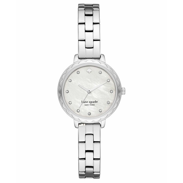 ケイト スペード レディース 腕時計 アクセサリー Women's Morningside Mini Stainless Steel Bracelet Watch 28mm Silver