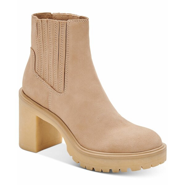 ドルチェヴィータ レディース ブーツ＆レインブーツ シューズ Caster H2O Cheslea Booties Dune Suede