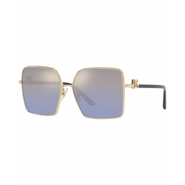 ドルチェ＆ガッバーナ レディース サングラス＆アイウェア アクセサリー Women's Sunglasses, DG2279 60 Gold-Tone