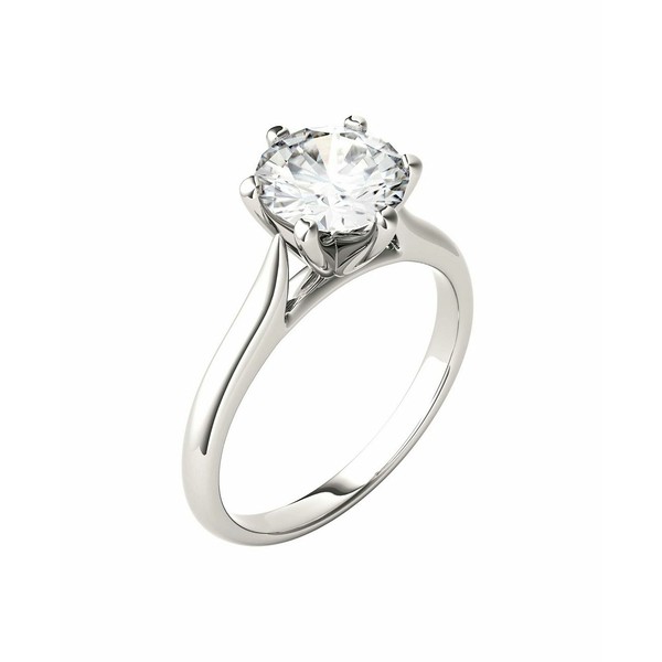 チャールズ アンド コルバード レディース リング アクセサリー Moissanite Solitaire Engagement Ring 1-1/2 ct. t.w. Diamond Equivale