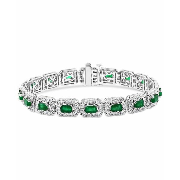 エフィー コレクション レディース ブレスレット・バングル・アンクレット アクセサリー EFFY® Emerald (4-3/4 ct. t.w.) & Diamond