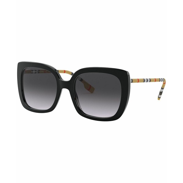 バーバリー レディース サングラス＆アイウェア アクセサリー Women's Sunglasses, BE4323 CAROLL 54 BLACK/GREY GRADIENT