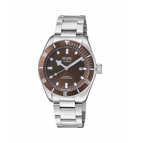 ジェビル メンズ 腕時計 アクセサリー Men's Yorkville 48607 Swiss Automatic Bracelet Watch 38 mm Silver