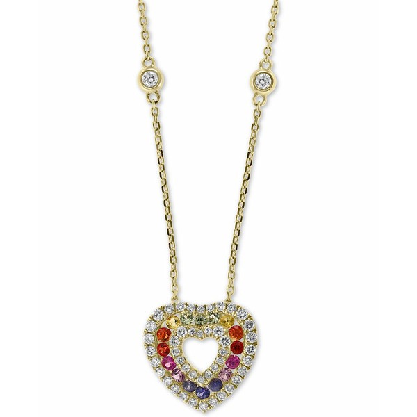 エフィー コレクション レディース ネックレス・チョーカー・ペンダントトップ アクセサリー EFFY® Multi-Sapphire (3/8 ct. t.w.) &