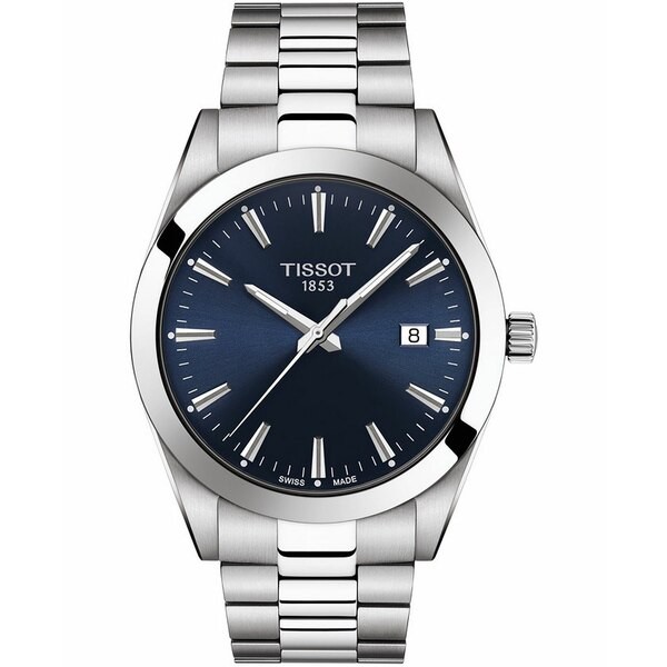 ティソット メンズ 腕時計 アクセサリー Men's Swiss T-Classic Gentleman Stainless Steel Bracelet Watch 40mm Silver