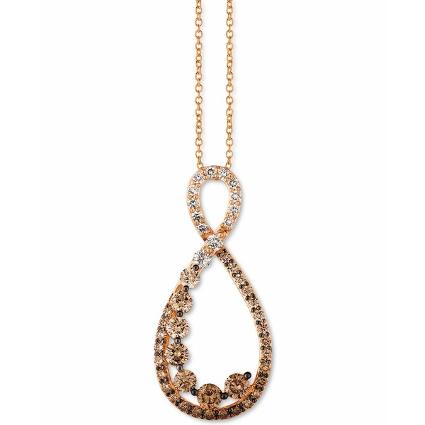 ルヴァン レディース ネックレス・チョーカー・ペンダントトップ アクセサリー Chocolate Ombré Diamond 18" Pendant Necklace (1