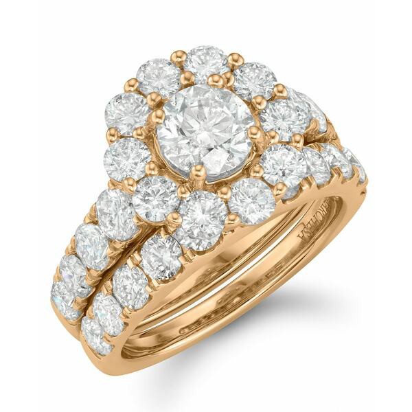 マルケッサ レディース リング アクセサリー Certified Diamond Bridal Set (4 ct. t.w.) in 18k White, Yellow or Rose Gold Yellow Gol