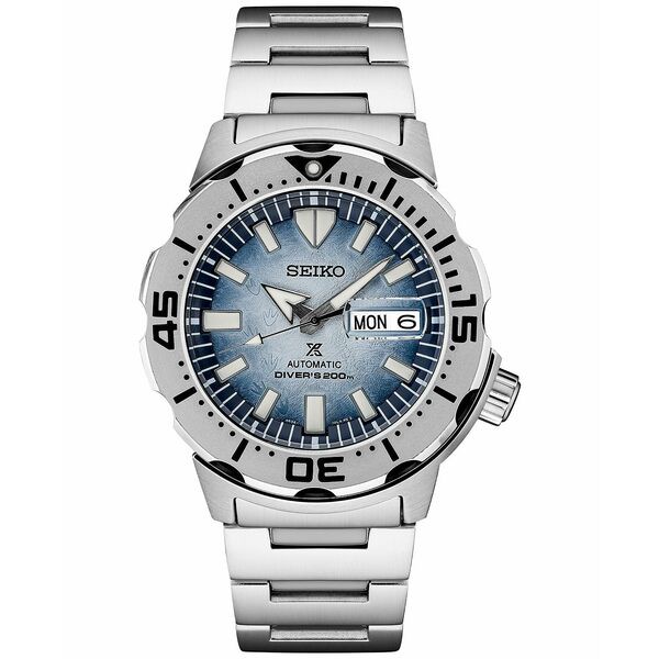 セイコー メンズ 腕時計 アクセサリー Men's Automatic Prospex Special Edition Stainless Steel Bracelet Watch 42mm Blue