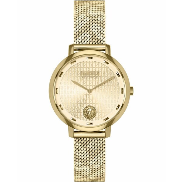 ヴェルサス ヴェルサーチ レディース 腕時計 アクセサリー Versus by Versace Women's La Villette Gold-tone Stainless Steel Bracelet