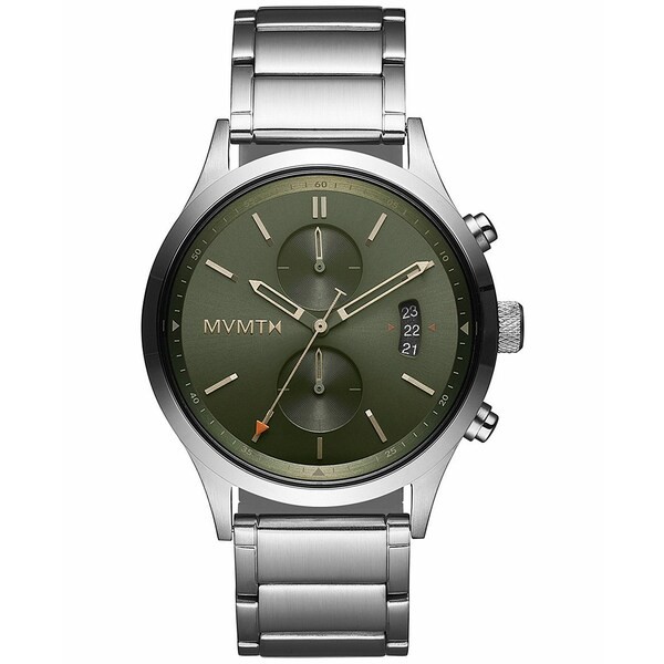 エムブイエムティー メンズ 腕時計 アクセサリー Men's Havoc Stainless Steel Bracelet Watch 44mm Stainless Steel