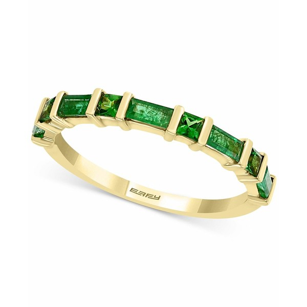 エフィー コレクション レディース リング アクセサリー EFFY® Emerald (3/8 ct. t.w.) & Tsavorite (1/5 ct. t.w.) Ring in 14K Gol