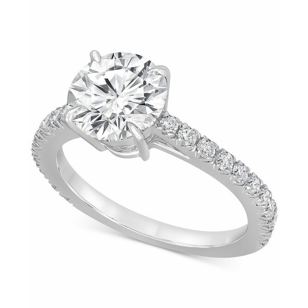 バッジェリーミシュカ レディース リング アクセサリー Certified Lab Grown Diamond Engagement Ring (2-1/2 ct. t.w.) in 14k White Go