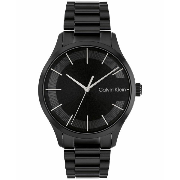 カルバンクライン レディース 腕時計 アクセサリー Black Stainless Steel Bracelet Watch 40mm Black