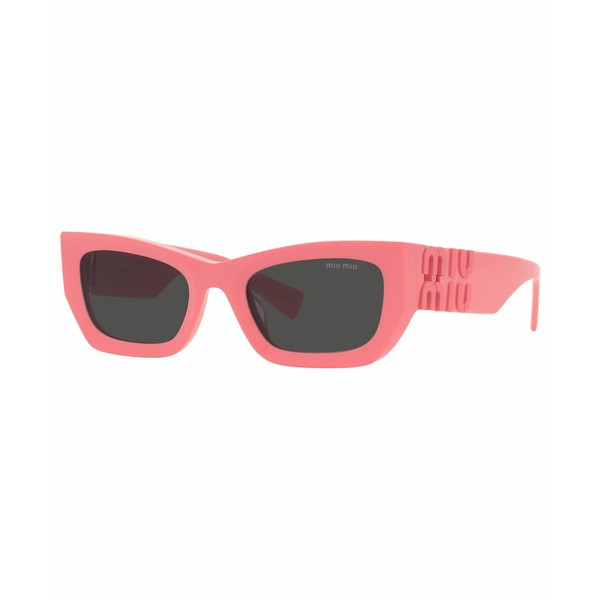 ミュウミュウ レディース サングラス＆アイウェア アクセサリー Women's Sunglasses, 53 Dark Pink