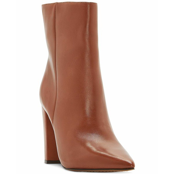 ヴィンスカムート レディース ブーツ＆レインブーツ シューズ Women's Membidi Cone-Heel Booties Warm Caramel Leather