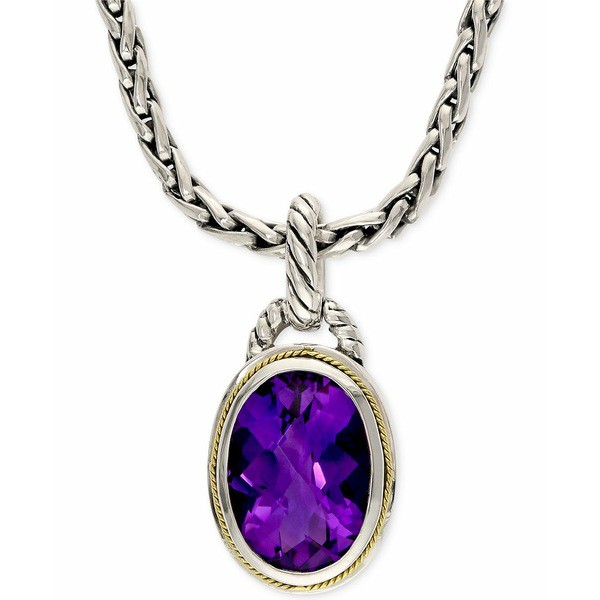 エフィー コレクション レディース ネックレス・チョーカー・ペンダントトップ アクセサリー EFFY® Amethyst Pendant Necklace in 18