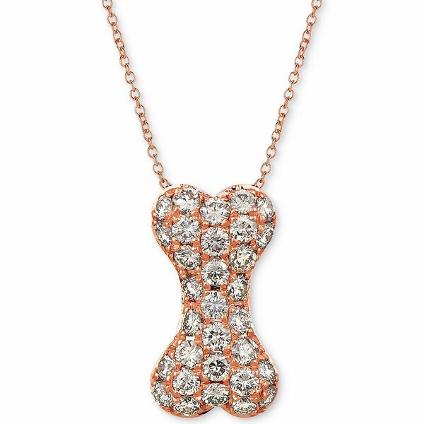 ルヴァン レディース ネックレス・チョーカー・ペンダントトップ アクセサリー Nude Diamond Dog Bone 20" Pendant Necklace (1 ct. t.w.