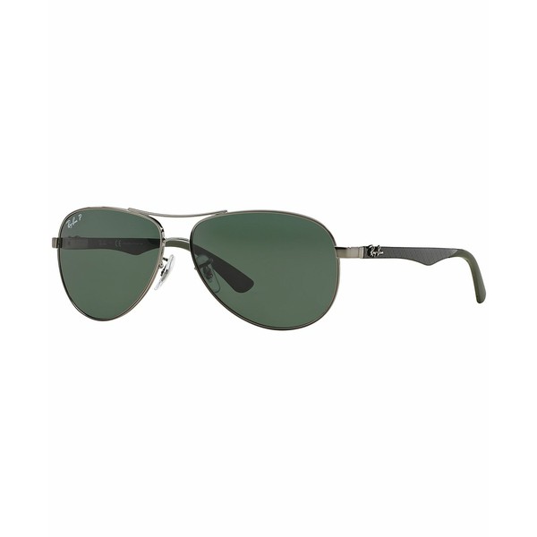 レイバン メンズ サングラス・アイウェア アクセサリー Polarized Sunglasses , RB8313 GUNMETAL/GREY POLAR