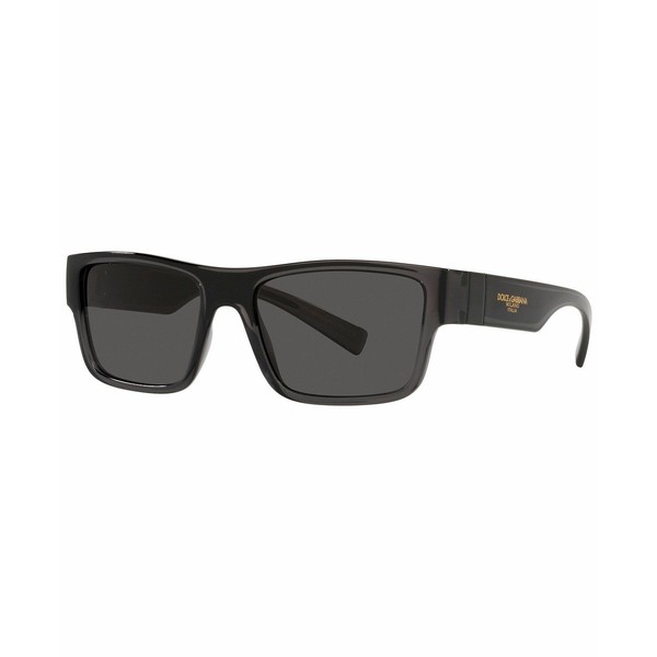 ドルチェ＆ガッバーナ メンズ サングラス・アイウェア アクセサリー Men's Sunglasses, DG6149 56 Transparent Gray-black