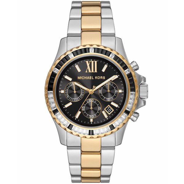 マイケルコース レディース 腕時計 アクセサリー Women's Everest Chronograph Two-Tone Stainless Steel Bracelet Watch 42mm Two-Tone