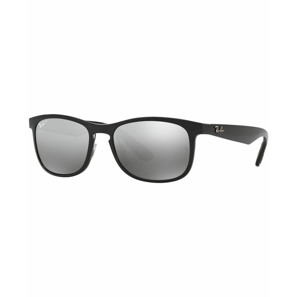 レイバン レディース サングラス＆アイウェア アクセサリー Polarized Sunglasses , RB4263 BLACK SHINY/GREY MIRROR POLAR