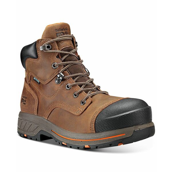 ティンバーランド メンズ ブーツ＆レインブーツ シューズ Men's Helix 6" Composite Toe Waterproof Boots Earth