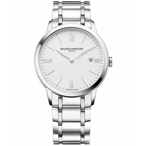 ボーム＆メルシエ メンズ 腕時計 アクセサリー Men's Swiss Classima Stainless Steel Bracelet Watch 40mm M0A10354 Silver