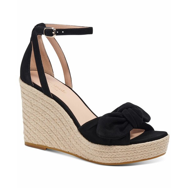 ケイト スペード レディース サンダル シューズ Women's Tianna Wedge Sandals Black