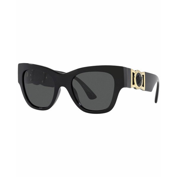 ヴェルサーチ レディース サングラス＆アイウェア アクセサリー Women's Sunglasses, VE4415U 52 Black