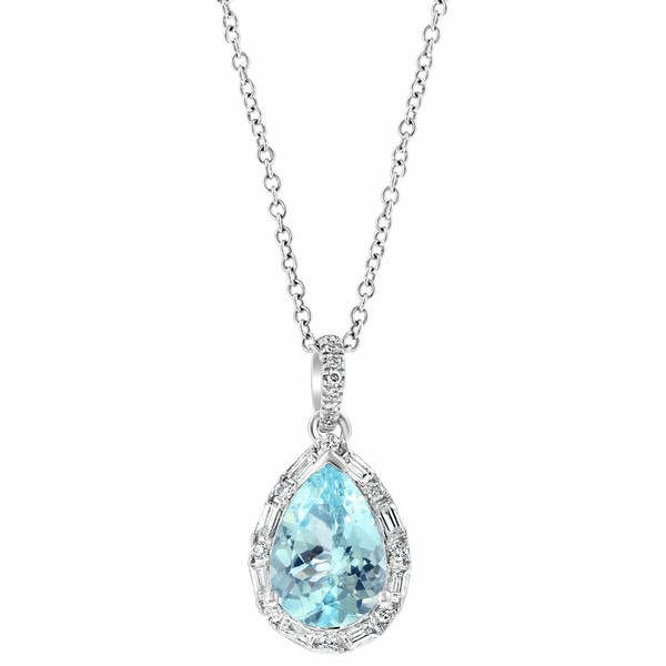 エフィー コレクション レディース ネックレス・チョーカー・ペンダントトップ アクセサリー EFFY® Aquamarine (1-5/8 ct. t.w.) & D