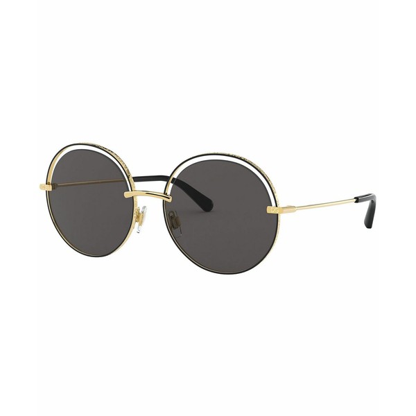 ドルチェ＆ガッバーナ レディース サングラス＆アイウェア アクセサリー Sunglasses, 0DG2262 GOLD/BLACK/GREY