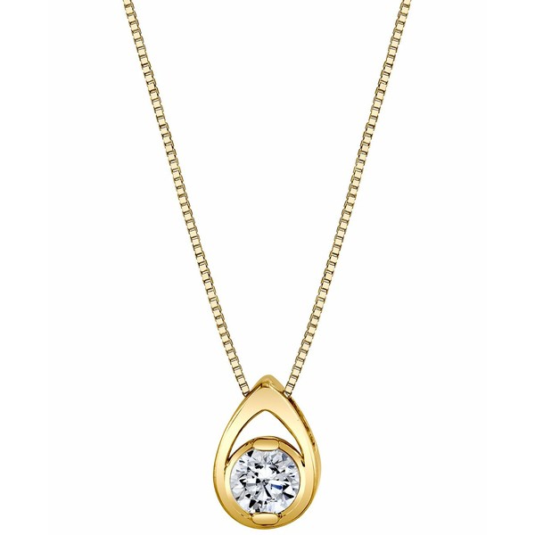 セイレーン レディース ネックレス・チョーカー・ペンダントトップ アクセサリー Diamond Solitaire 18" Pendant Necklace (1/5 ct. t.w.