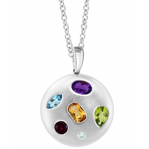 エフィー コレクション レディース ネックレス・チョーカー・ペンダントトップ アクセサリー EFFY® Multi-Gemstone (2 ct. t.w.) & D