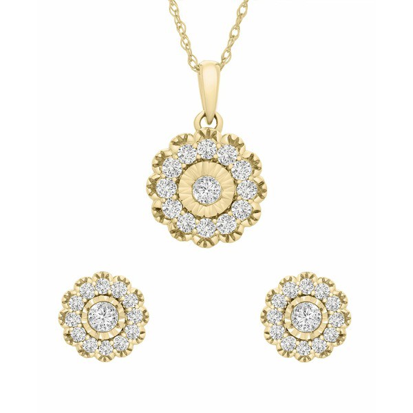 ラップド イン ラブ レディース ネックレス・チョーカー・ペンダントトップ アクセサリー 2-Pc. Set Diamond Pendant Necklace & Matchin