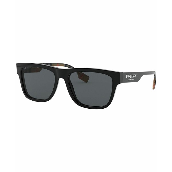 バーバリー メンズ サングラス・アイウェア アクセサリー Sunglasses, BE4293 56 BLACK/POLAR GREY