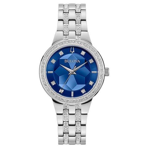 ブロバ レディース 腕時計 アクセサリー Women's Phantom Stainless Steel & Crystal Bracelet Watch 32.5mm Stainless Steel