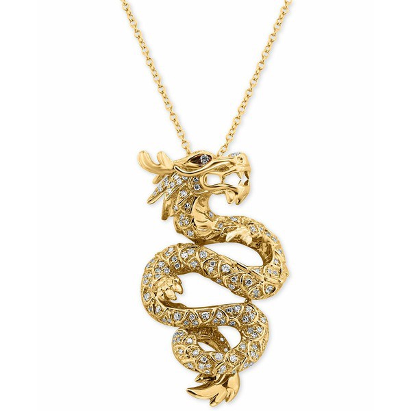 エフィー コレクション レディース ネックレス・チョーカー・ペンダントトップ アクセサリー EFFY® Diamond Dragon Pendant Necklace