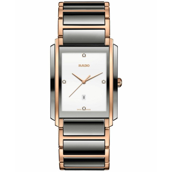 ラド レディース 腕時計 アクセサリー Women's Swiss Automatic Integral Diamond Accent Two-Tone High Tech Ceramic & Stainless Steel