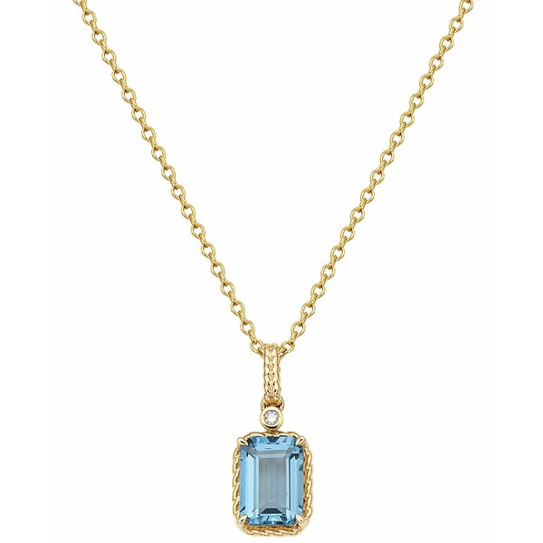 エフィー コレクション レディース ネックレス・チョーカー・ペンダントトップ アクセサリー EFFY® Blue Topaz (1-3/8 ct. t.w.) &