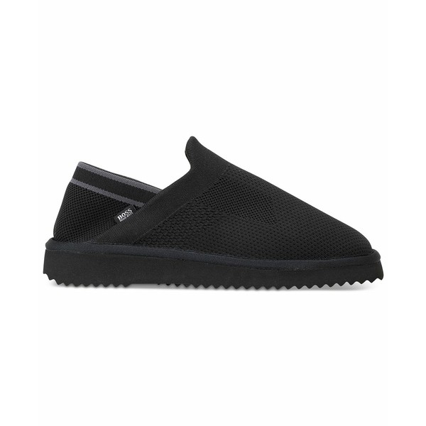 ヒューゴボス メンズ サンダル シューズ BOSS Men's Homium Knit Slipper Black