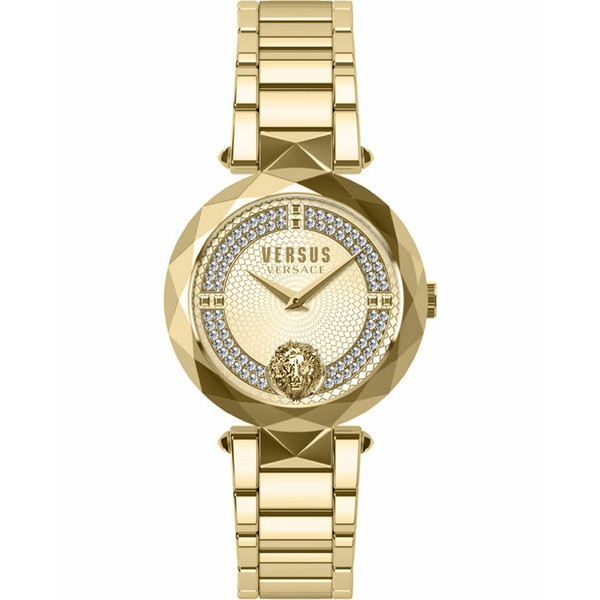 ヴェルサス ヴェルサーチ レディース 腕時計 アクセサリー Versus by Versace Women's Covent Garden Gold-tone Stainless Steel Bracele