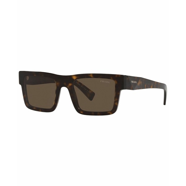 プラダ メンズ サングラス・アイウェア アクセサリー Men's Sunglasses, PR 19WS 52 TORTOISE/DARK BROWN