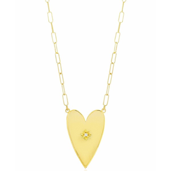 サラクロエ レディース ネックレス・チョーカー・ペンダントトップ アクセサリー 14K Gold Plated Alana Heart Necklace with Starburst