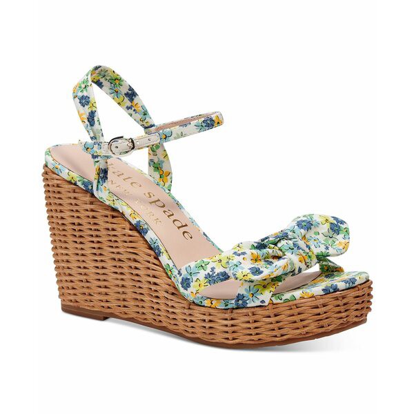 ケイト スペード レディース サンダル シューズ Women's Patio Espadrille Wedge Sandals Floral Medley