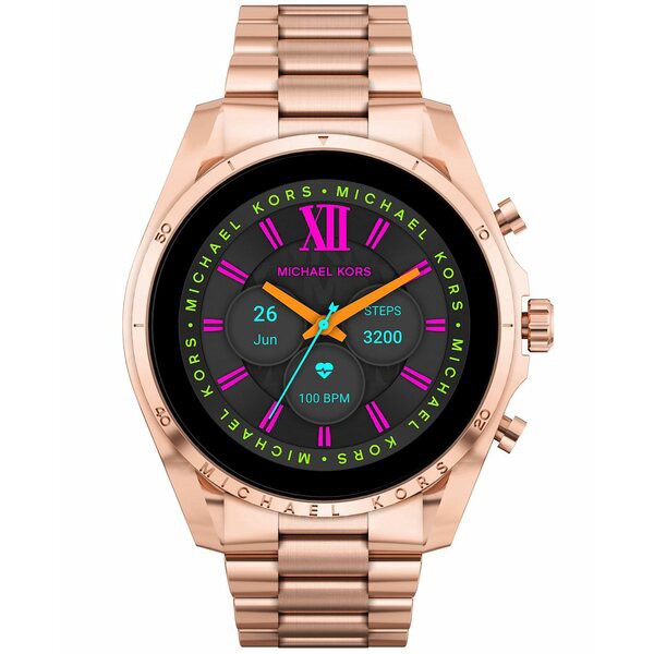 マイケルコース レディース 腕時計 アクセサリー Access Unisex Gen 6 Bradshaw Smartwatch: Rose Gold-Tone Case with Stainless Steel