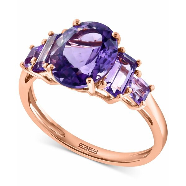 エフィー コレクション レディース リング アクセサリー EFFY® Amethyst Multi-Stone Ring (3-1/2 ct. t.w.) Ring in 14k Rose Gold