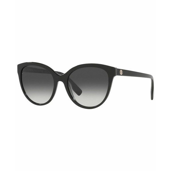 バーバリー レディース サングラス＆アイウェア アクセサリー Women's Sunglasses, BE4365 BETTY 55 Black on Print Tb, Crystal