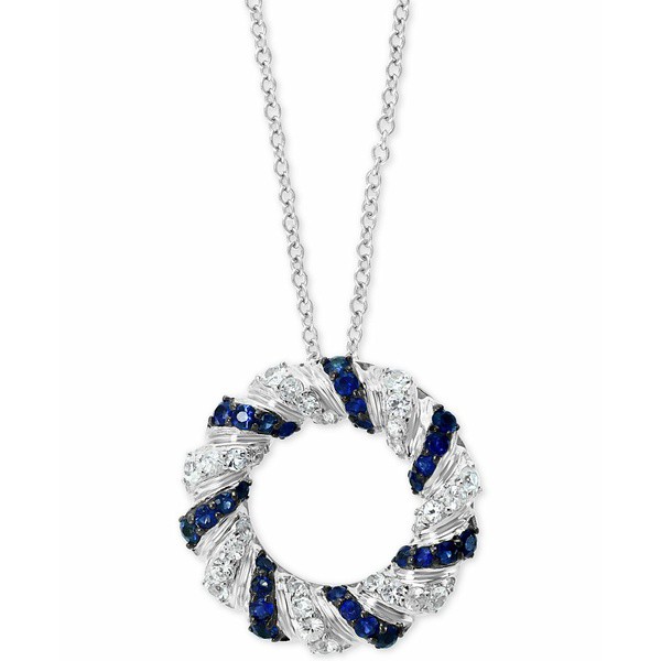 エフィー コレクション レディース ネックレス・チョーカー・ペンダントトップ アクセサリー EFFY® Sapphire (3/4 ct. t.w.) & White