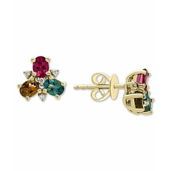 エフィー コレクション レディース ピアス＆イヤリング アクセサリー EFFY® Multi-Color Tourmaline (1-1/10 ct. t.w.) & Diamond (1